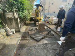 【大田区】既設給水管撤去工事及び公桝入替工事