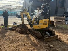 【東村山市】雨水トレンチ管移設工事